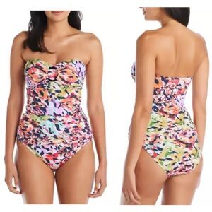 Bleu Rod Beattie Party Animal Draped Swim Tankini
